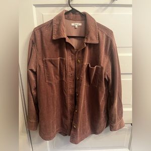 Madewell Corduroy Kenwood oversized shirt jacket